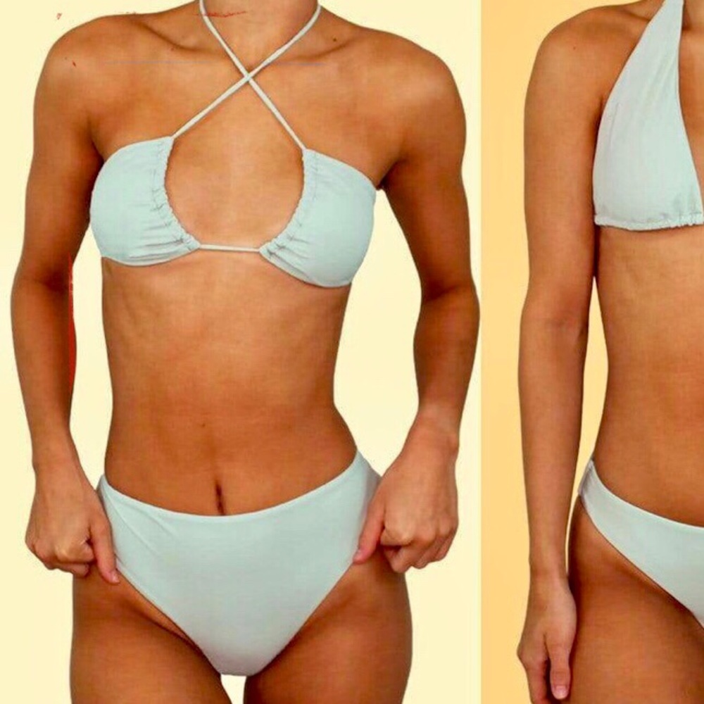 sage bikini set